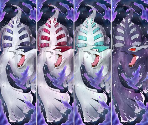 Lugia + Shiny Lugia + Shadow Lugia Bookmarks by Cachomon on DeviantArt