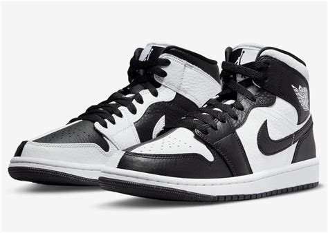 Air Jordan 1 Mid Invert Split Black White DR0501-101 Release Date | SBD