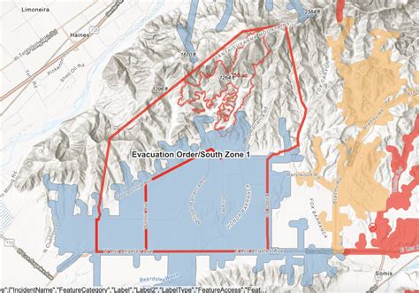 "Somis Fire Evacuation Map" : "Evacuation Area And Fire Perimeter In Somis: #SouthFire Active ...