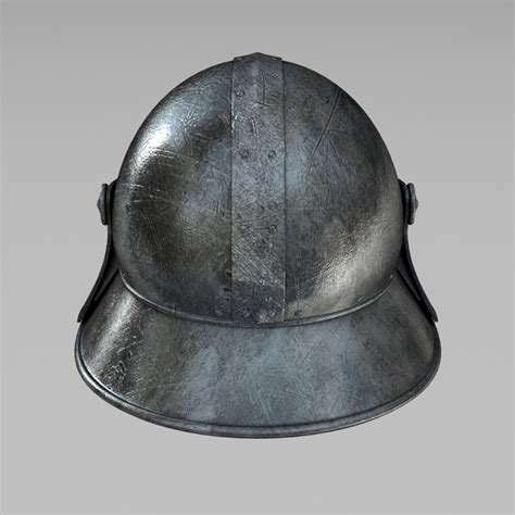 3d Model Sallet War Helmet