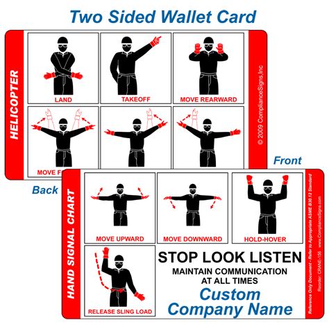 2-Sided Helicopter Card - Fits in Wallet - US Made