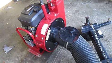 Giant Vac 18hp leaves blower - YouTube