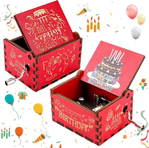 Amazon.com: Wingostore Mini Handcrank Music Box Tune of Happy Birthday(Butterfly) : Home & Kitchen