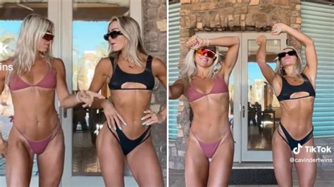 Cavinder twins bikini dance video goes viral after March Madness ...