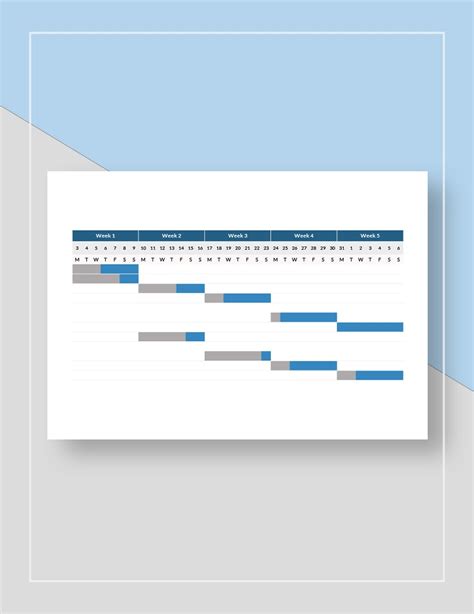 Project Status Gantt Chart Template in Excel - Download | Template.net