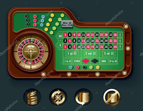 Vector American roulette table layout — Stock Vector © tele52 #9111091