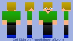 Blonde Haired Boy Minecraft Skin