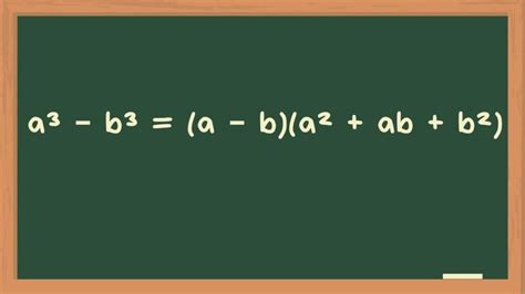 a cube minus b cube a³ - b³ formula Proof Examples &Applications ...