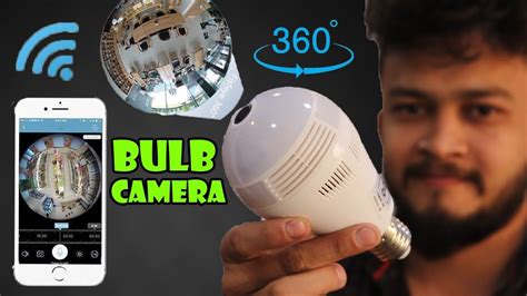 360° Bulb Camera || Hd IP Home Security Camera with Sd Card Slot || REMOTE ACCESS - YouTube