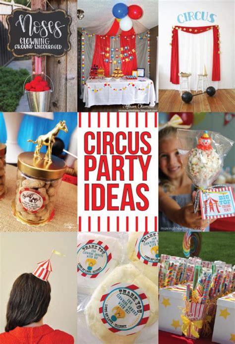 41 of the Greatest Circus Theme Party Ideas - Play Party Plan