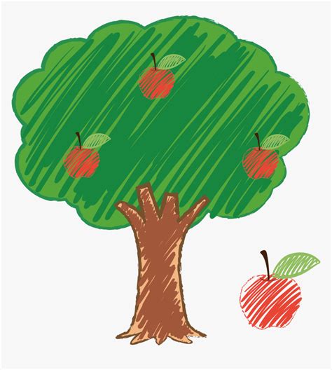 Tree Drawing Png - Apple Tree For Drawing, Transparent Png ...