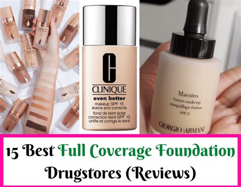 15 Best Foundation Full Coverage Long lasting Drugstore Reviews In 2020