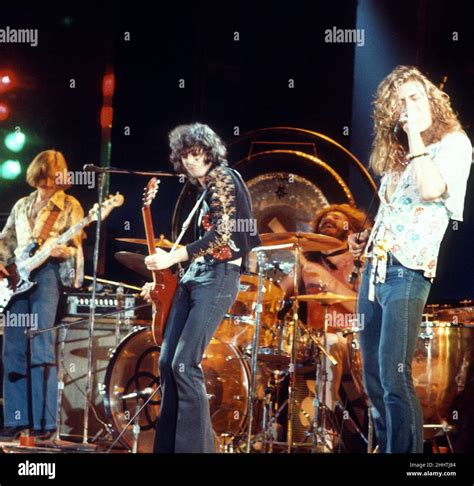 Led Zeppelin on stage circa 1970's Credit: Jeffrey Mayer / Rock ...