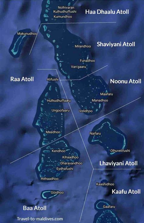 Raa Atoll Map Geography and Location - Travel to Maldives