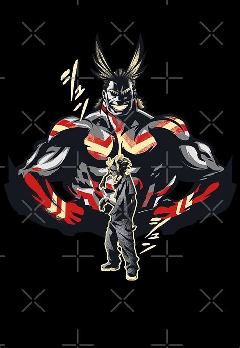 "All-Might Symbol of Peace V2" by Halleydalida | Redbubble