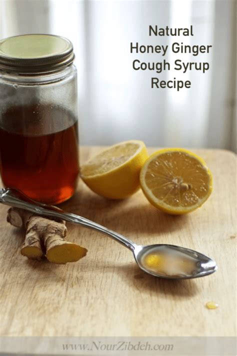 Natural Honey Ginger Cough Syrup Recipe - Nour Zibdeh