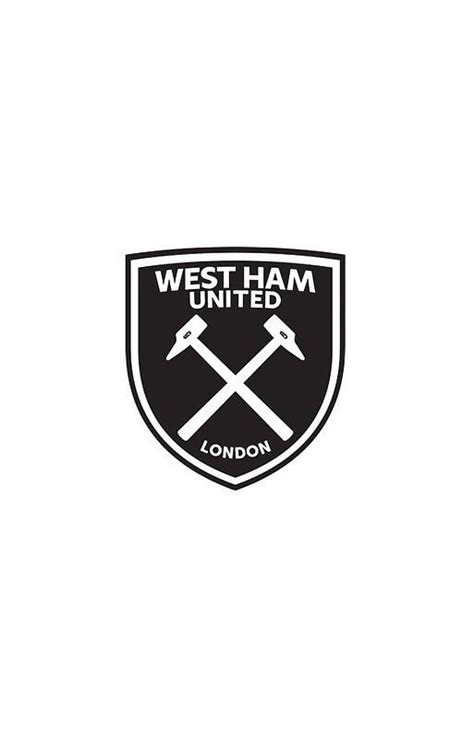 West Ham Logo Black and White - EthankruwWilcox