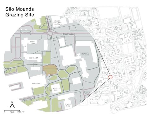 UC Davis campus map, with grazing site enlarged. | Download Scientific ...