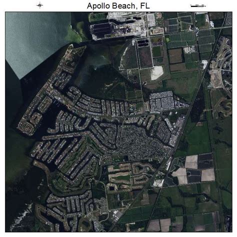 Aerial Photography Map of Apollo Beach, FL Florida