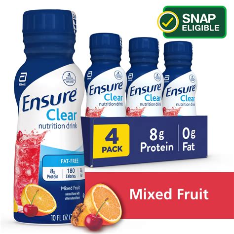 Ensure Clear Nutrition Drink Ready-to-Drink 10 fl oz, 4CT