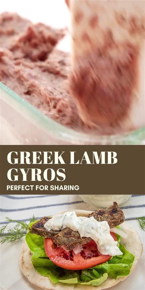 The best lamb gyros with authentic greek tzatziki sauce the wanderlust ...