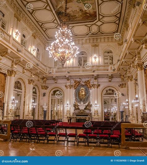 Hall Inside Casa Rosada Presidential Palace - Buenos Aires, Argentina ...