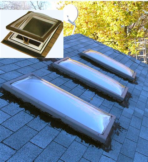 Self Flashing Acrylic Dome Skylights for Sloped Roof- Al-Arch-Skylights