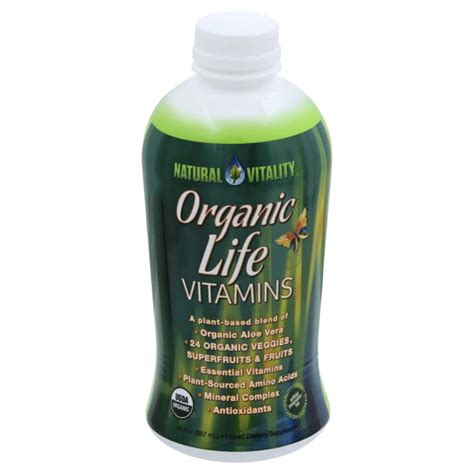 Natural Vitality Organic Life Vitamins Liquid, 30 fl oz - Walmart.com - Walmart.com