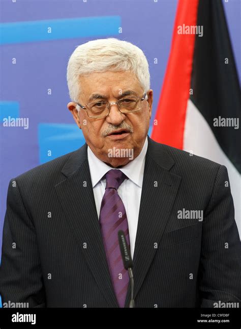 President of the Palestinian Authority, Mahmoud Abbas Stock Photo - Alamy