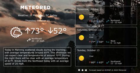 Manning Sc Weather Forecast at Lillian Cearley blog