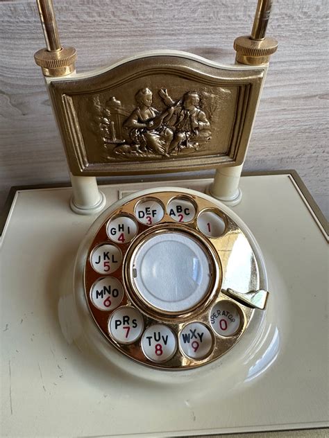 Vintage Phone Art Deco Rotary Phone Victorian Style Rotary - Etsy