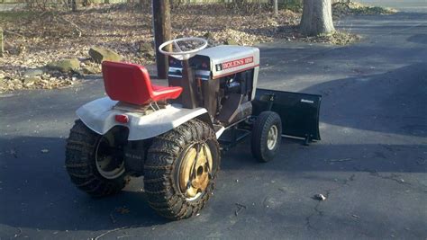 Bolens 1250 w/ Snow Plow mounted! | Garden Tractor Forums