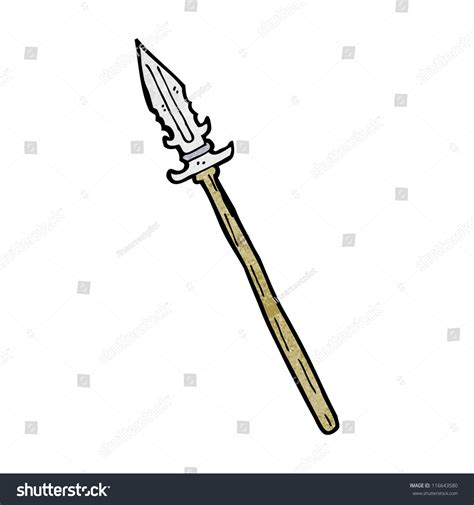 Cartoon Spear Stock Vector (Royalty Free) 116643580 | Shutterstock