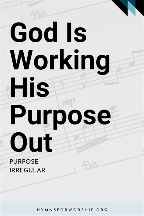 SDAH 225: God Is Working His Purpose Out – Hymns for Worship