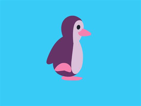 Penguin Walkcycle by Liam Owen on Dribbble