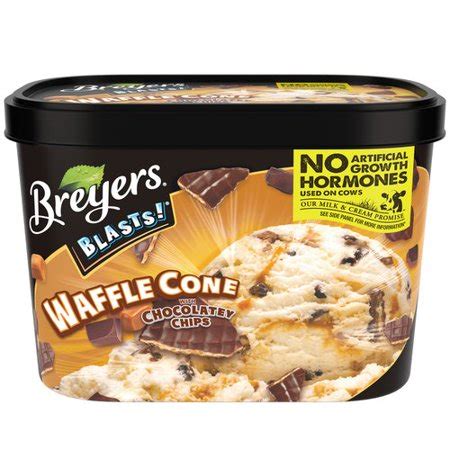 Breyers Blasts Waffle Cone Frozen Dairy Dessert, 48 oz - Walmart.com