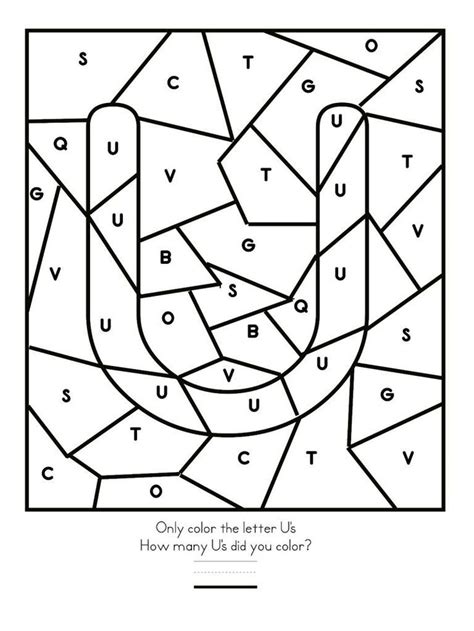 the alphabet worksheet for children to color