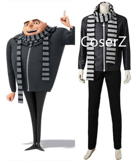 Movie Despicable Me 3 Gru Cosplay Costume | Despicable me costume, Minion halloween costumes ...