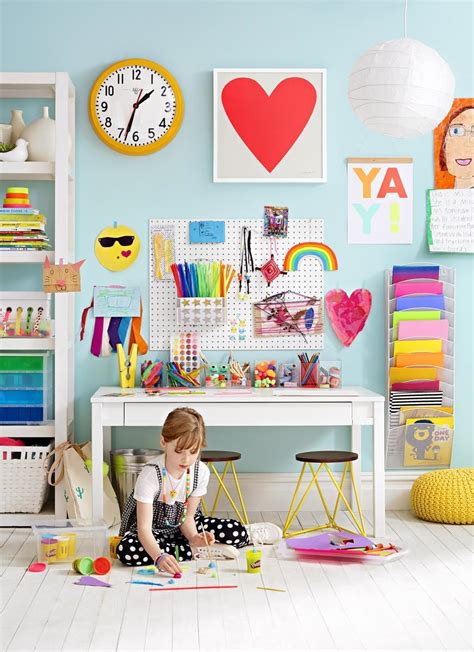 Kids Art Room Decor : Pin By Jessica Montero On P L A Y R O O M Kid ...