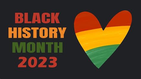 Premium Vector | Black History Month 2023 African American heritage celebration in USA Vector ...