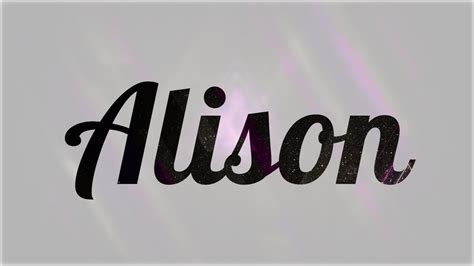 Resultado de imagen para alison nombre | Tech company logos, Company logo, Logos