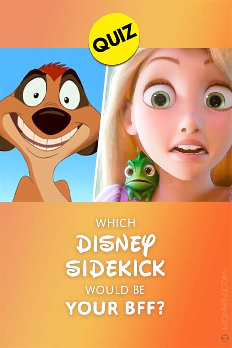 Disney Quiz: Which Disney Sidekick Would Be Your Best Friend Forever? | Disney quiz, Disney ...