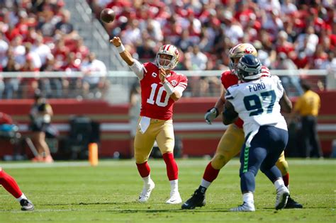 49ers QB Jimmy Garoppolo is “feeling good” about his recovery from right calf injury