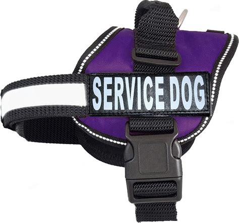 Amazon.com : Doggie Stylz Service Dog Harness No Pull Vest 2 Reflective Removable Dog Patches ...