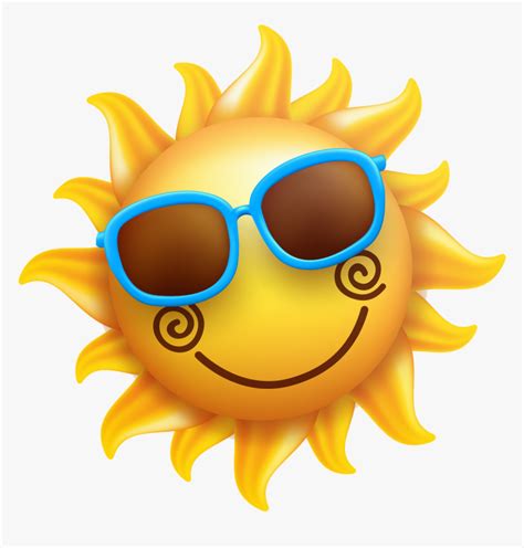 Transparent Sun Sunglasses Clipart, HD Png Download , Transparent Png Image - PNGitem