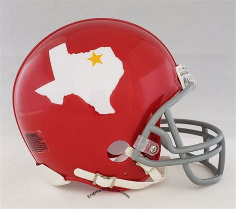 Dallas Texans AFL 1960-1962 Throwback Riddell Z2B Mini Helmet – Engine30Sports