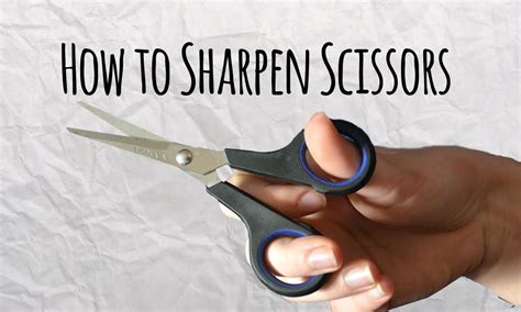 How to Sharpen Scissors - Master of DIY - Creative Ideas For Home | How to sharpen scissors ...