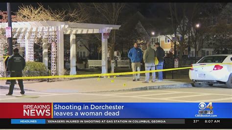 Woman killed in Dorchester shooting - YouTube