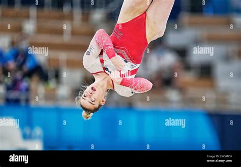 Alice Kinsella of Great Britain during women's Artistic Gymnastics team ...