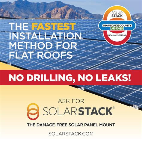 Solar Stack - Damage-free solar panel mounts - Home